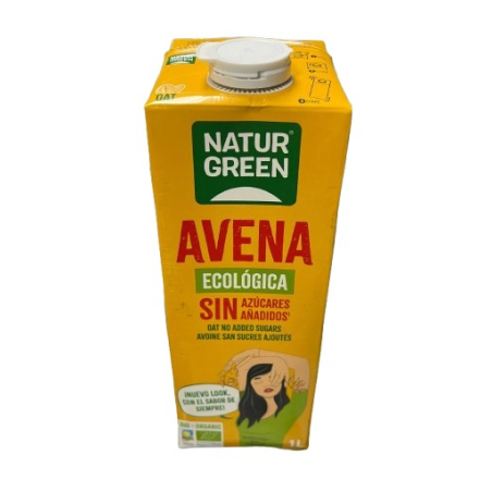 Bebida avena sin azucares 1l naturgreen