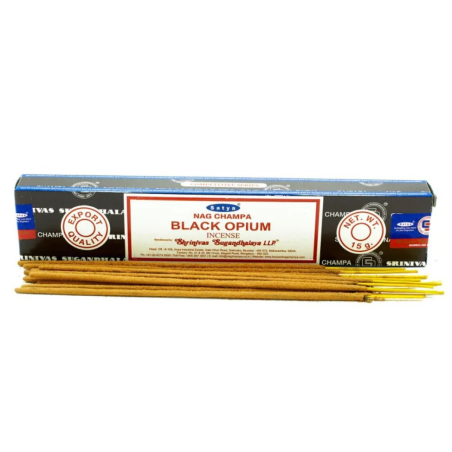 Incienso nag champa opio negro satya