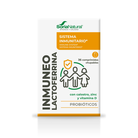 Inmuneo lactoferrina 36 comp chupables soria nat