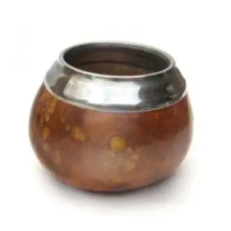 Mate perita pulida c/v inox el bagual