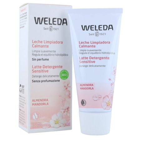 Leche limpiadora calmante almendra 75ml weleda