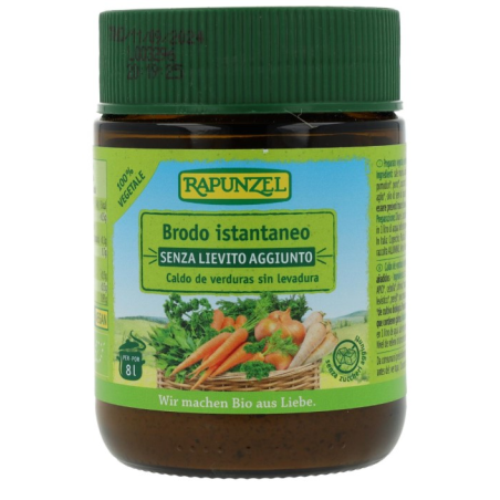 Caldo verduras sin levadura brodo rapunzel 140 g