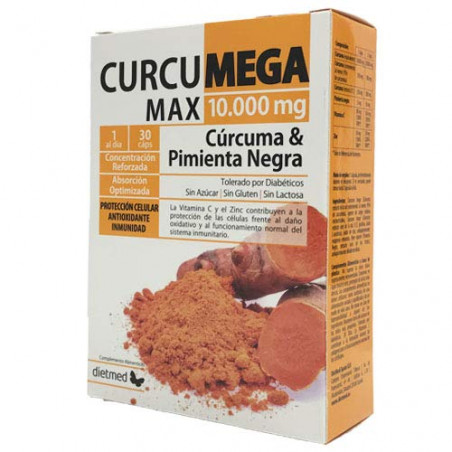 Curcumega max 10000mg 60cap dietmed