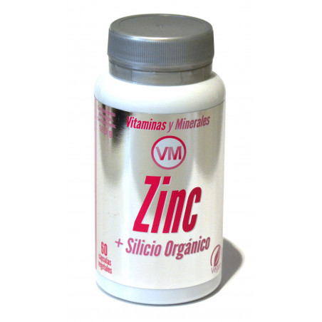 Zinc+silico organico 60cap.