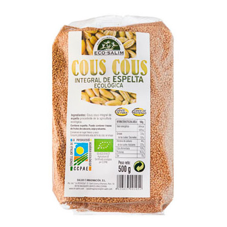 Cuscus espelta integral eco-salin